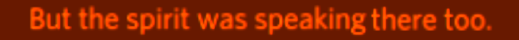 Discord S. B. Alger "But the spirit was speaking there too"