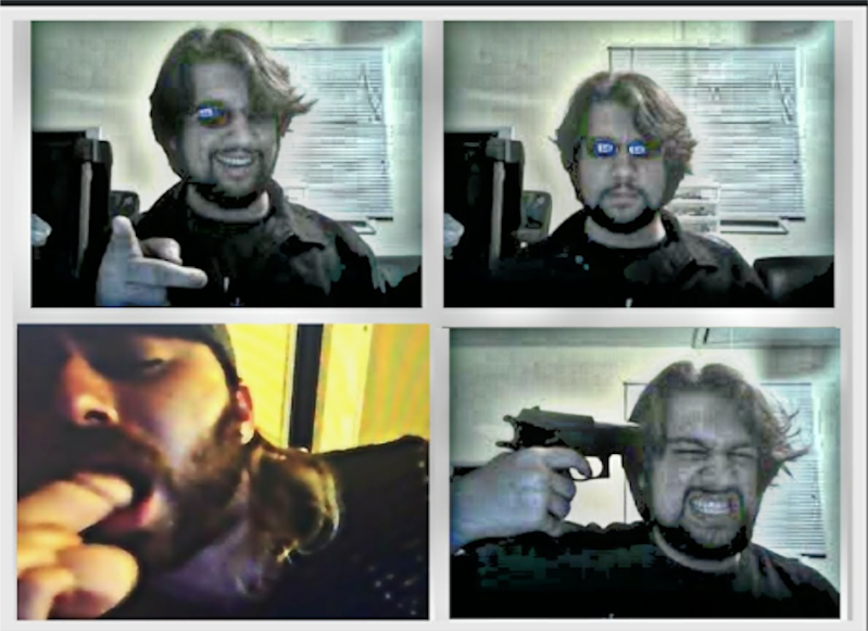 Twitter Examples of @sewneo and broadcasting "dangerous" topics - Penis Dildo & Suicide by Gun Shot to Head - detail